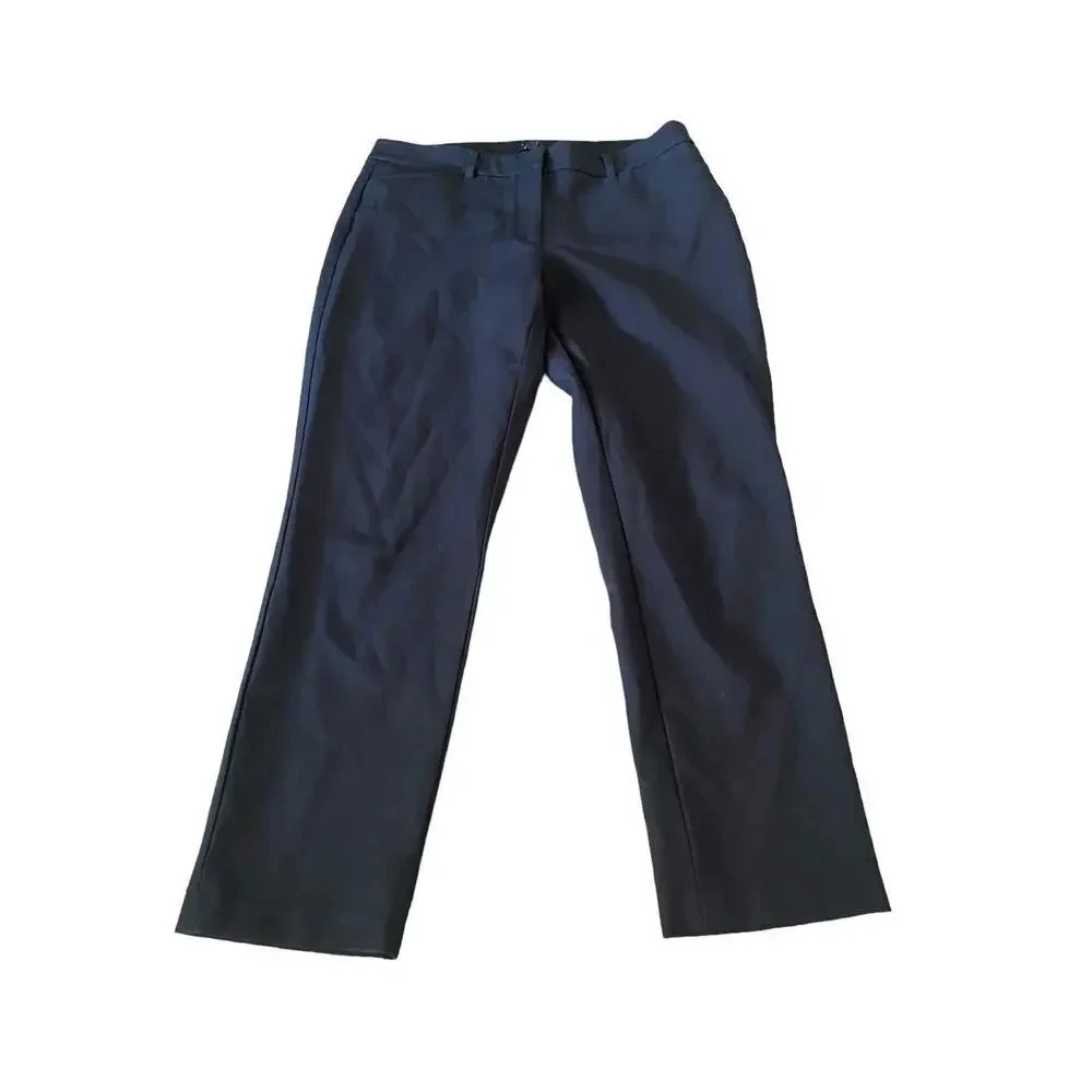 WHBM The Slim Ankle Women's Black Chino Pant Size 10